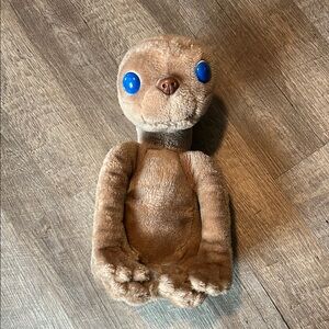 Vintage E.T. Plush Toy with Blue Eyes